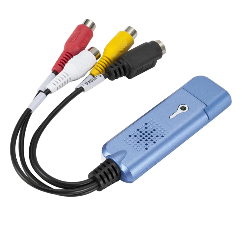 Адаптер AV RCA-USB 2 0 для аудио-и видеозахвата DV/TV/VHS/DVD AudioDVD видеоконференции и