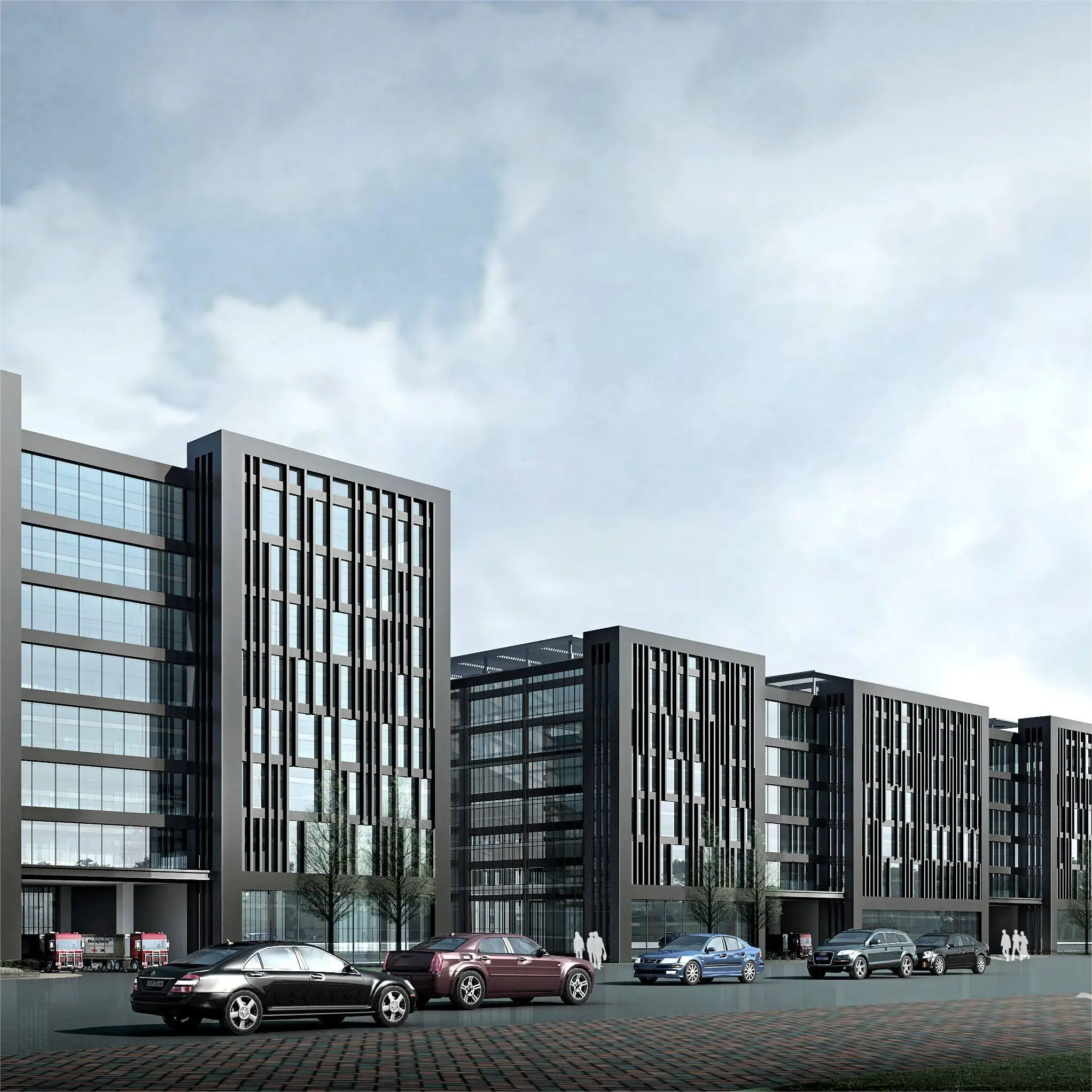 Factory direct sale curtain walls windows aluminum door metal exterior rain proof low-e windows glass customized composite panel