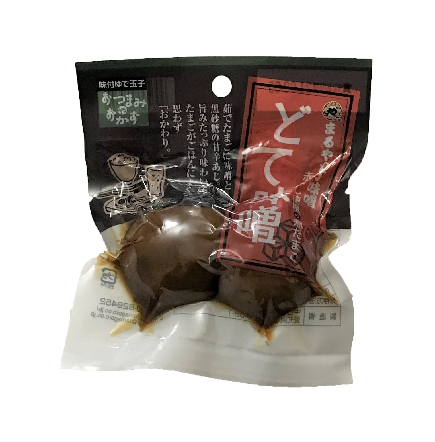 Ретортная стерилизация, вареное яйцо Dote Miso Flavor, Японские закуски