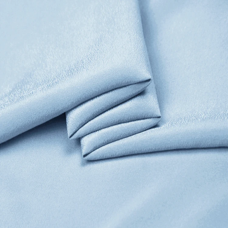 washable silk crepe de chine 16mm silk cdc 114cm width No.17 sky blue color