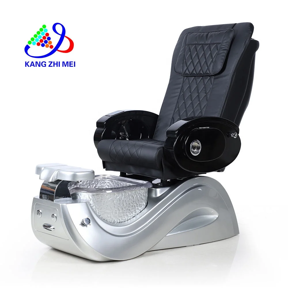 Kangmei Beauty Nail Salon Furniture Pipeless Whirlpool Jet European Human Touch Massage Foot Spa Manicure Pedicure Chair