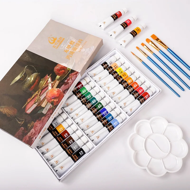 12ml DIY Textile Shoes Graffiti Hand Drawing Acrylic Paint for Beginner