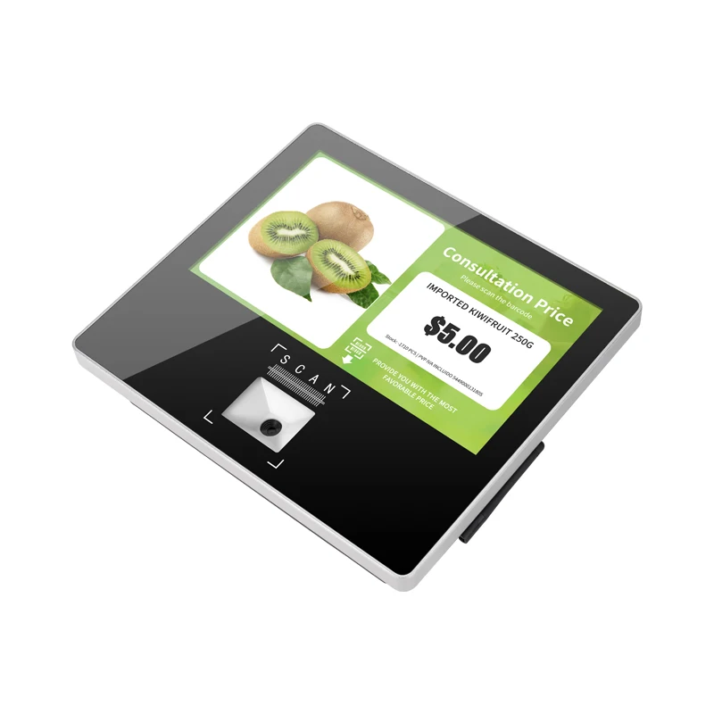 Price Check Hardware with Scanner Wholesale Barcode Recognition Machine Self Service with Camera