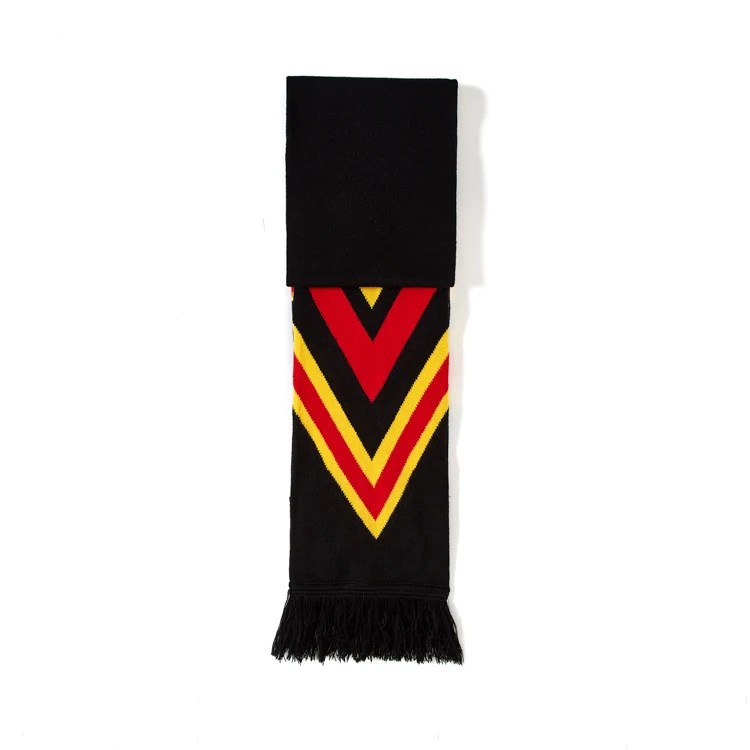 New Custom Jacquard Knitted Scarf High Quality Warm Winter Acrylic Scarf