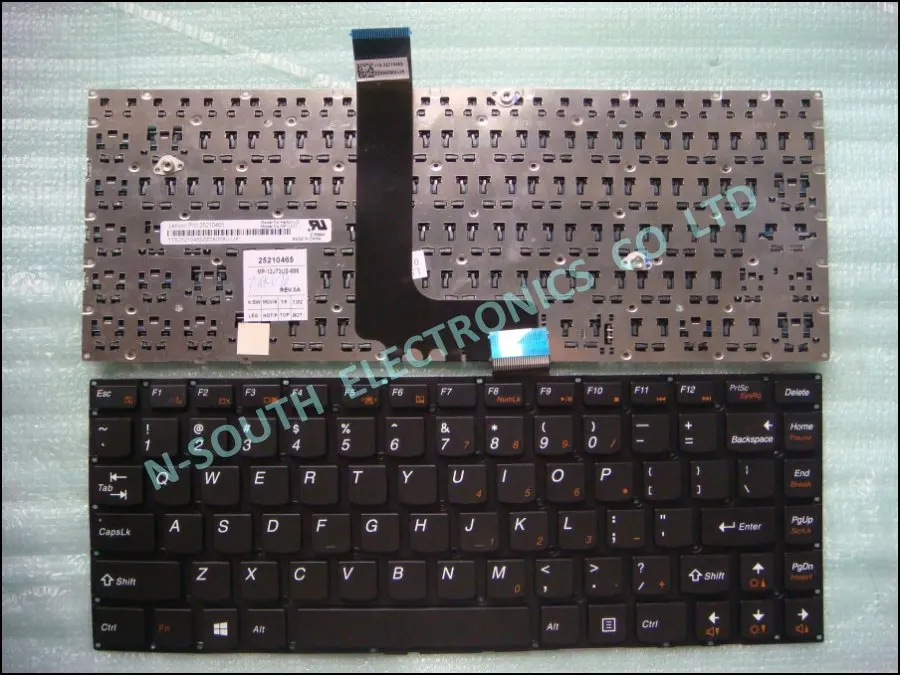 Wholesale price laptop keyboard for lenovo m490s us layout black