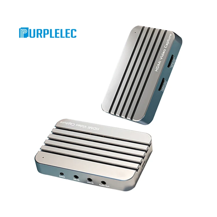 4K60  1080P HDMI Video capture card for live streaming for ps4 with 3.5mm audio input /output(stereo sound mixing)