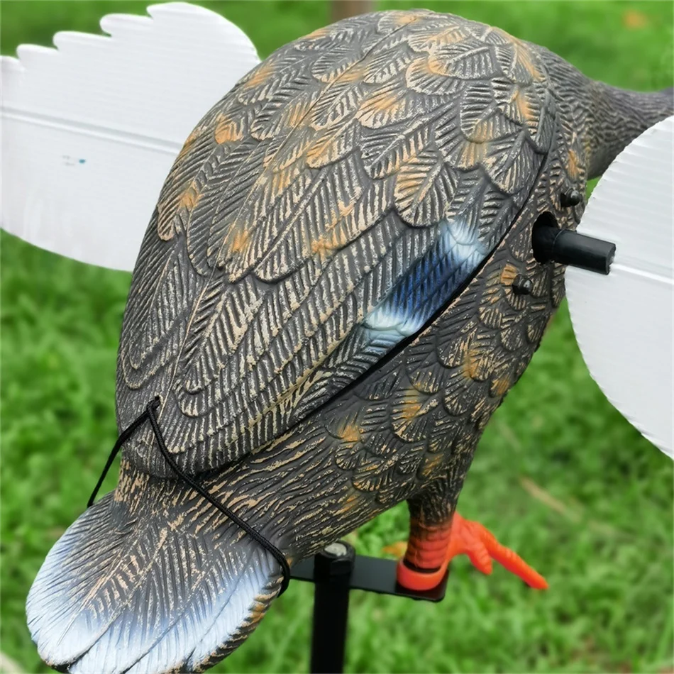 Турции оптом по 6 штук в лотах Детские V утка мотор приманка дистанционного управления приспособление для удаления Кряква Охота обманки с спиннинг крылья от Xilei