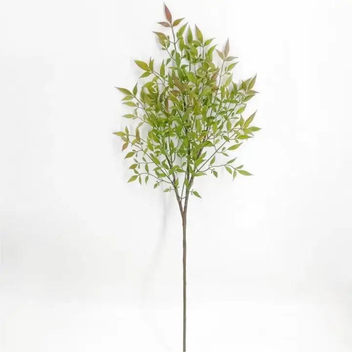 Factory artificial soft plastic plant fern stem decorative flower arrangement