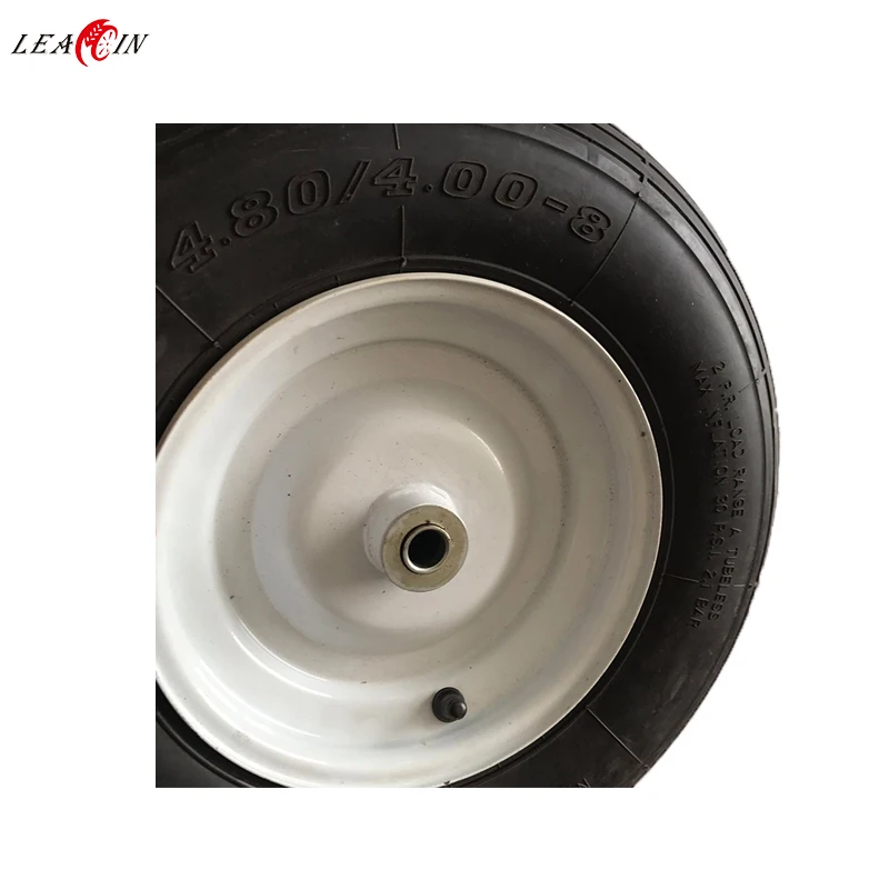 400mm pneumatic rubber wheel 4.00-8 wheelbarrow wheel 16 inch wheel barrow tire