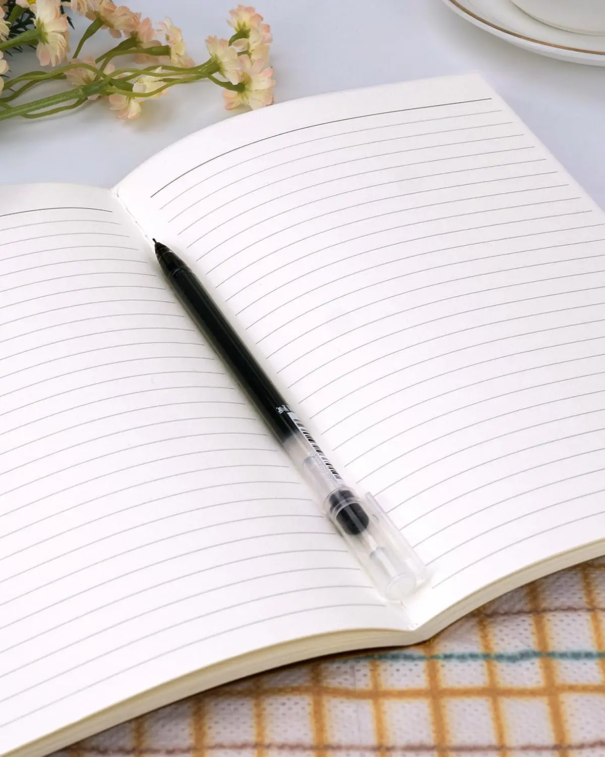 Wholesale Staple Bound Rainbow Spine Notebook 100 sheets Ruled Line A5 Composition Book For School Students Stationery Supplies