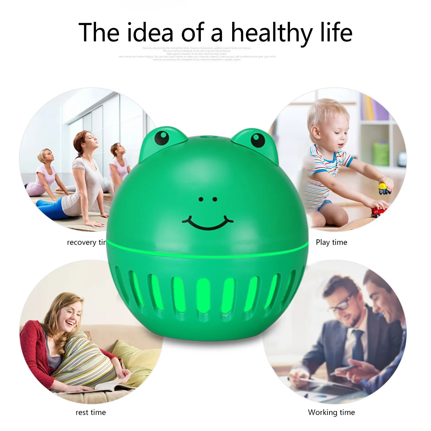 Factory Outlet Rabbit Frog Mini Air Humidifier USB Electric Animal 130ml Home Car Humidifier