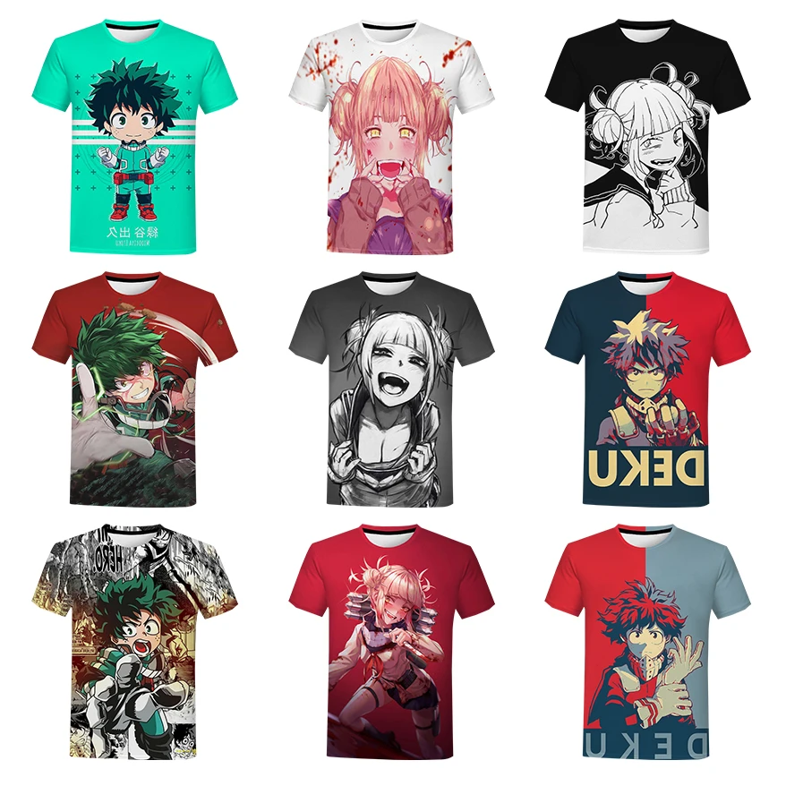 Hot Fashion 2025 Japanese Anime Printed for Summer Casual Cool 3D Printing Shirt From Men Oversized Tops