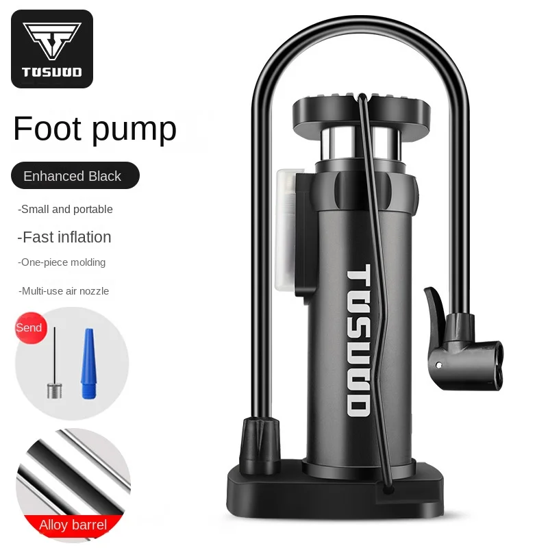 Портативный воздушный насос высокого давления TOSUOD универсальный бытовой аккумулятор Аксессуары для автомобилей велосипедов Ножные насосы новый стальной материал
