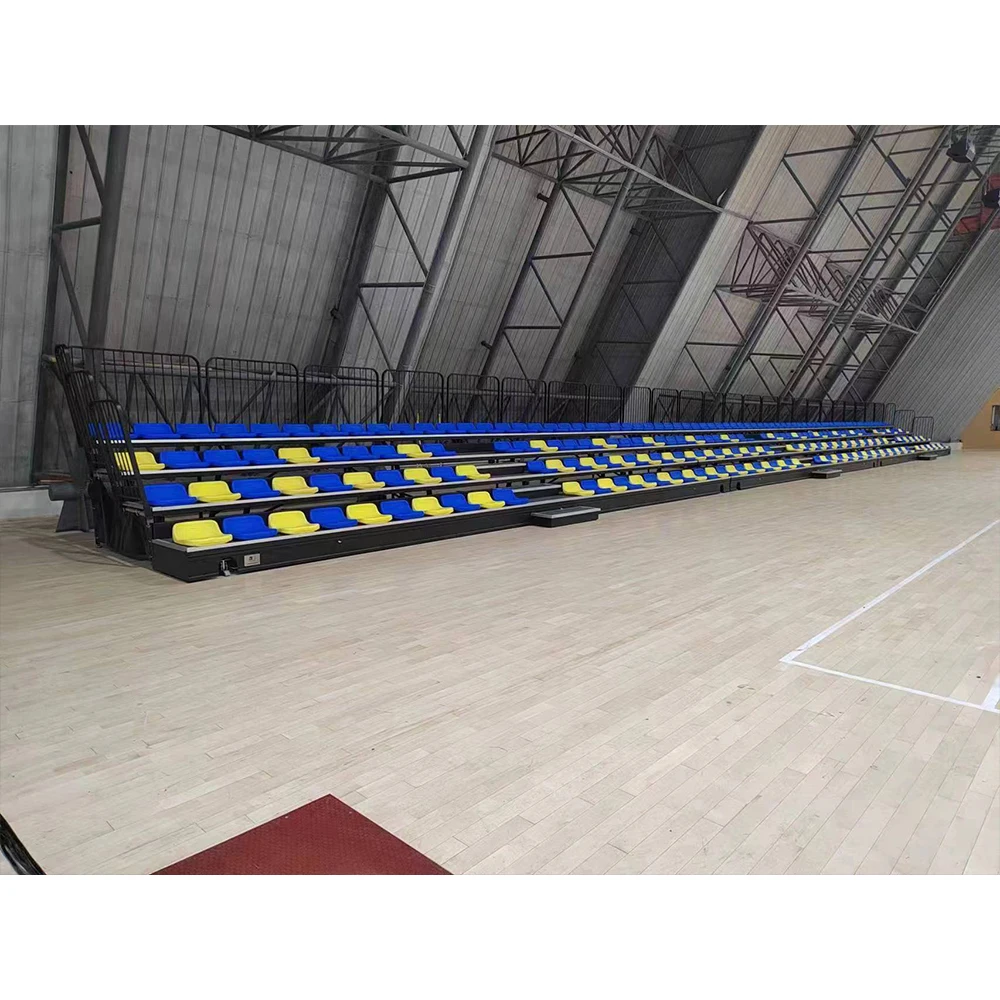 LDK sports equipment Factory sports complex retractable bleacher used gym bleachers for basketball hall