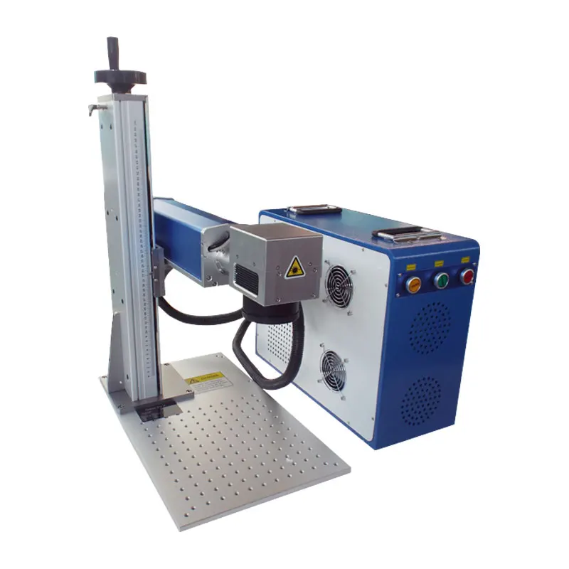 Заводская цена настольный Летающий волоконно-лазерный маркировочный станок