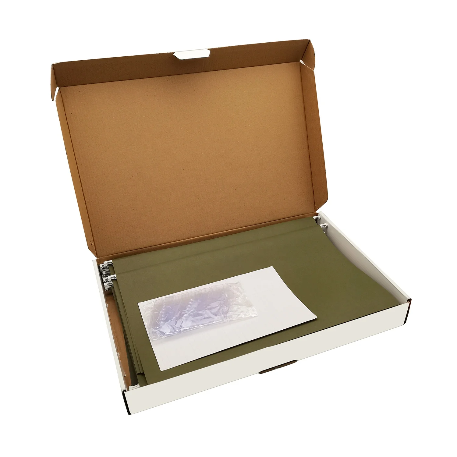 High quality FC size fashion paper suspension file folder office supplies large capacity hanging file folders with hook