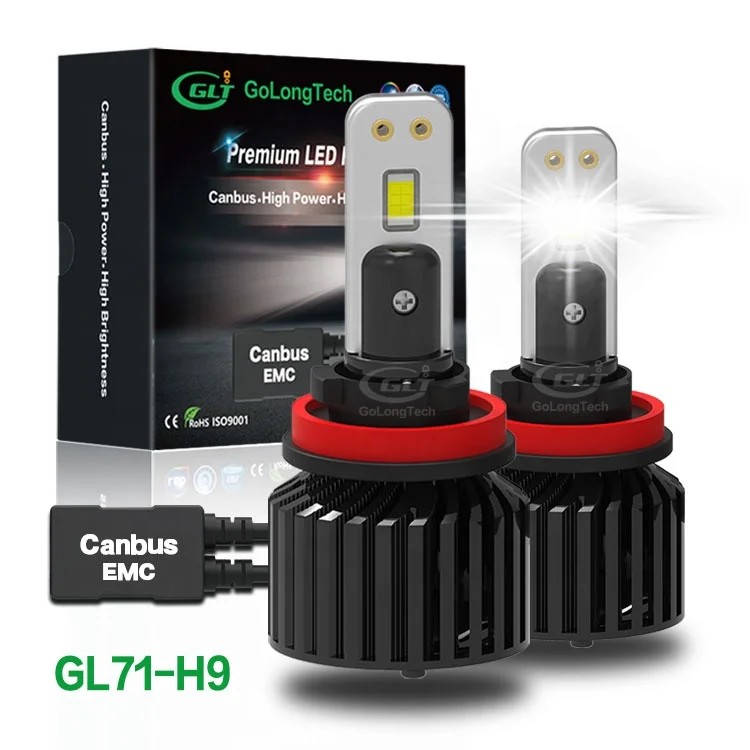 Светодиодная фара высокой яркости GL71 H9 H8 H11 50 Вт лампа фары с