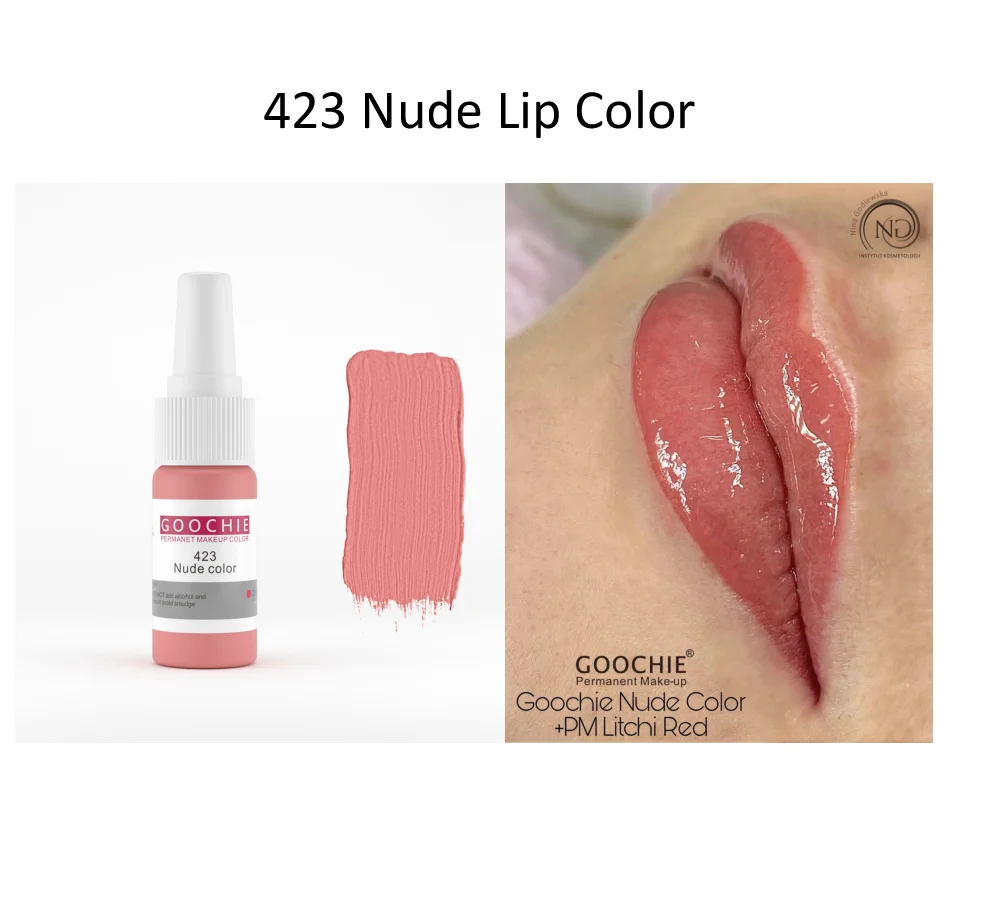 Private Labeling 100pcs Goochie PM Eyebrow Microshading Hair Strokes Tattoo Pigments