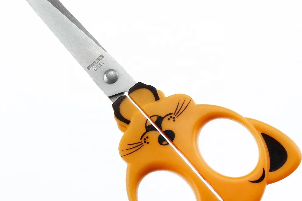 Mouse Shaped Stainless Steel Kids Utility Scissors