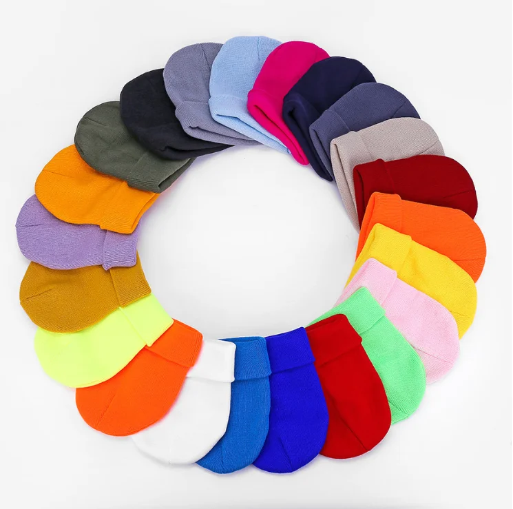 Amzaon Hot Selling Products Premium Customize Merino Wool Knit Lana Crochet Beanie Winter Toque Caps