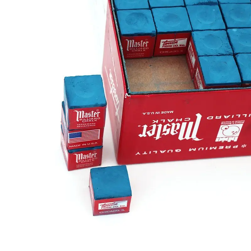 Triangle/Master Special chalk for billiards, packed in a whole box, high quality chalk (1600331338454)