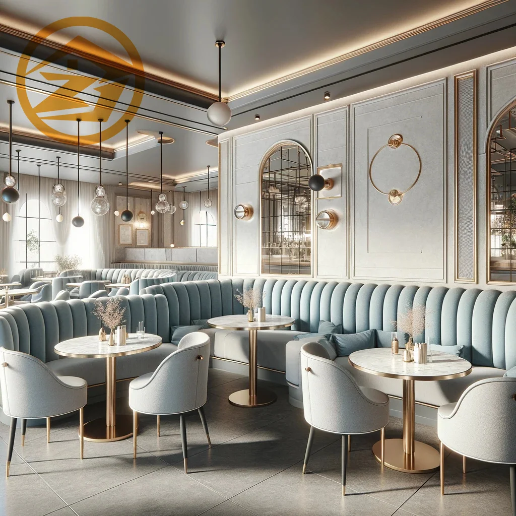 Wholesale modern fast food dinning room cafe shop furniture dining table and chairs set for restaurant