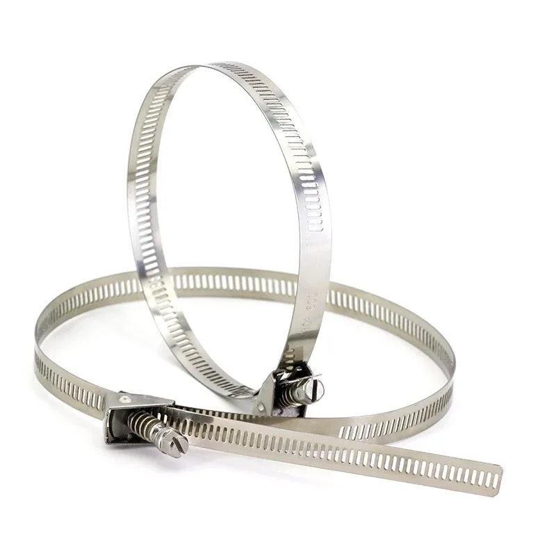 304 Stainless Steel  Cable Belt Width  Self-locking  Fixed Binding Belt Buckle Metal Wire Tensioner