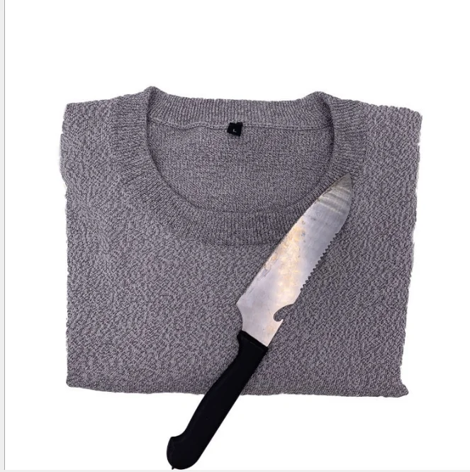 level 5 protective gear with round neck and long sleeves safety protection cut-proof stab-resistant and shatter-resistant clothe