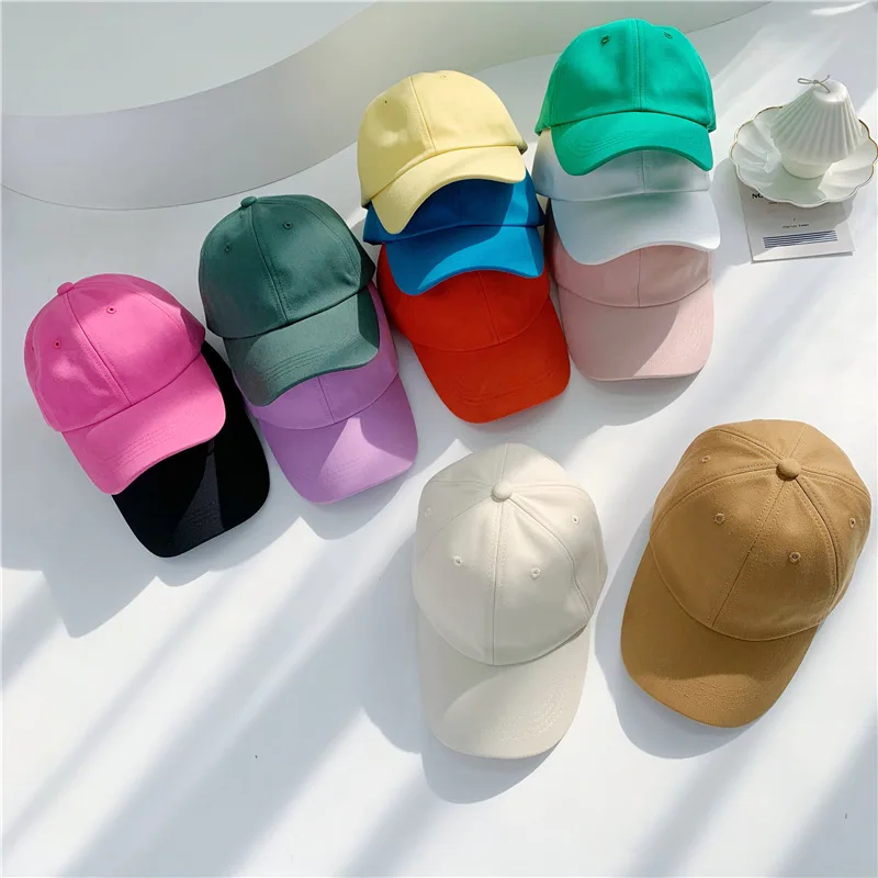 Multi color custom embroidered logo kids blank baseball cap dad hat