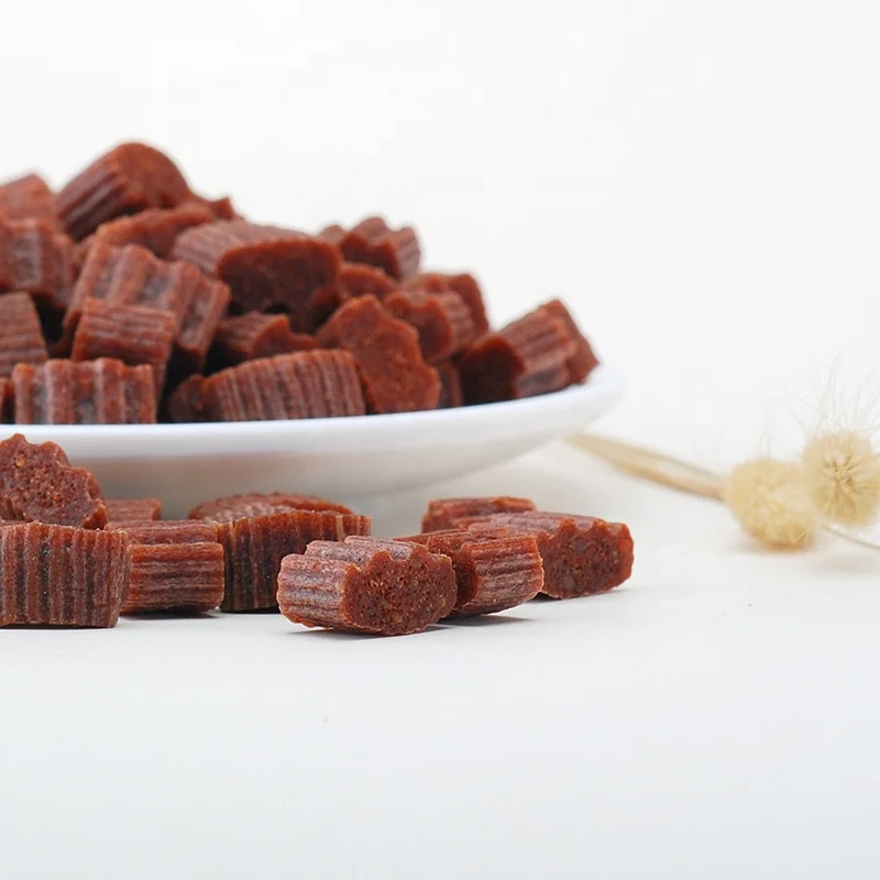  Заводские поставки Oem закуска для домашних животных со вкусом говядины 100 г питание закуски собак питомцев