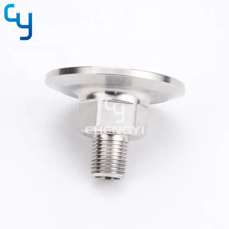 Stainless steel 304/316 sanitary pipe fittings clamped male adapter / adaptor