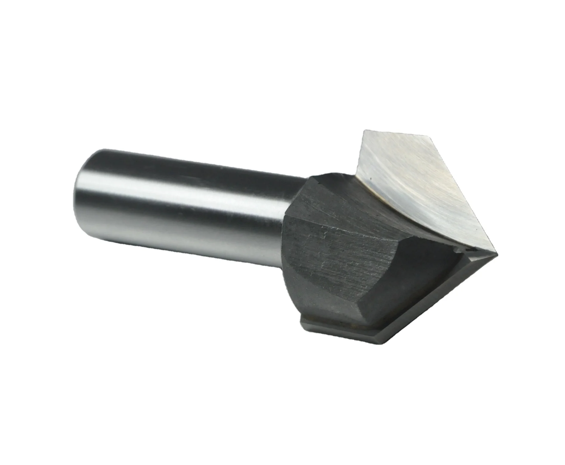 Tiger Shark Milling Cutter 120D  V-shaped Knife 1/2 * 63mm Decorative Face Side Router Bit Woodworking Tool