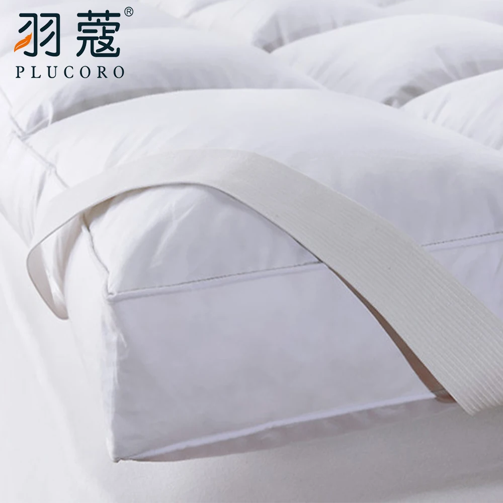 China Suppliers Soft Filling Goose Down Cheap Hotel Bed Mattress Topper For Hotel