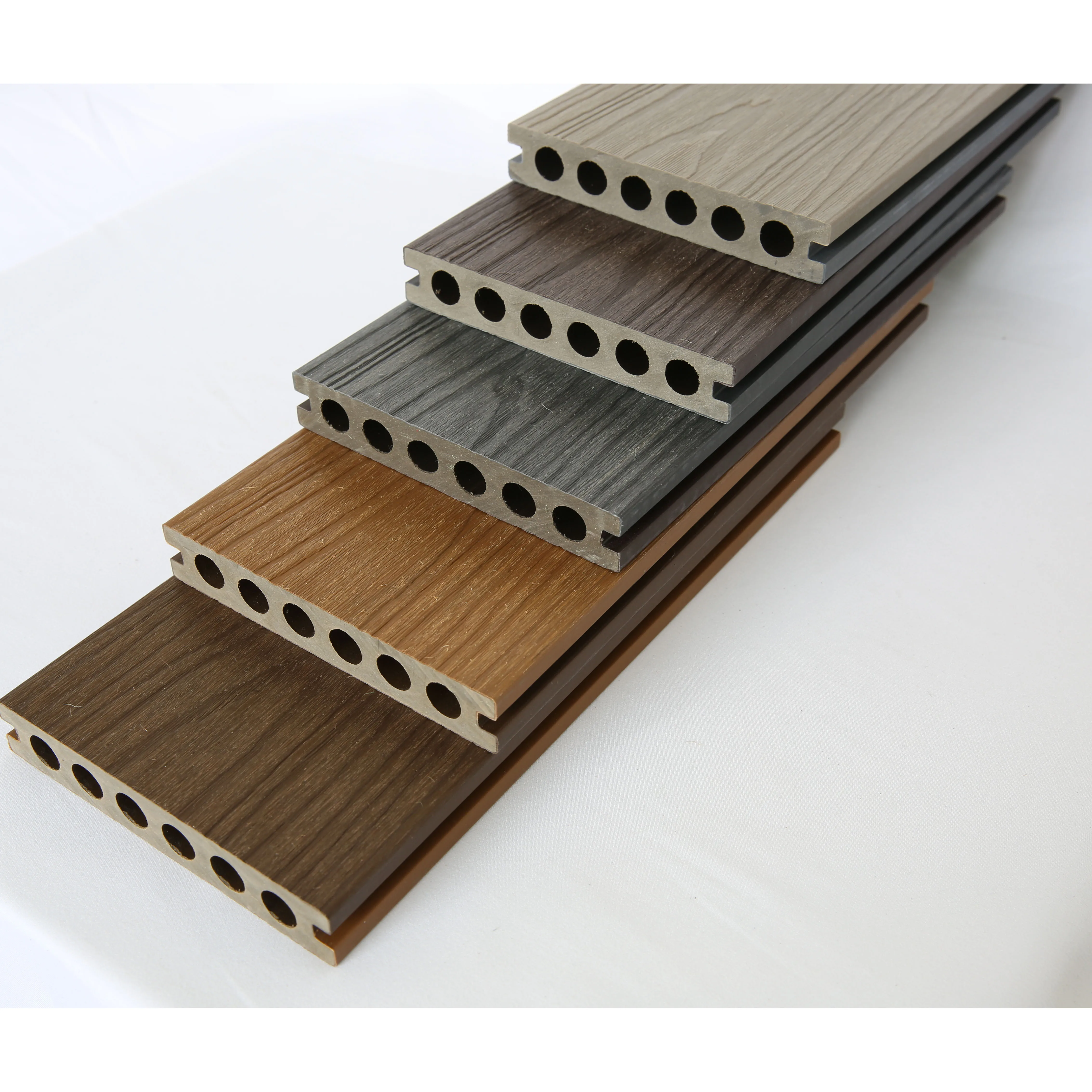 resistance solid floor decking wpc co-extrusion composite deck boards