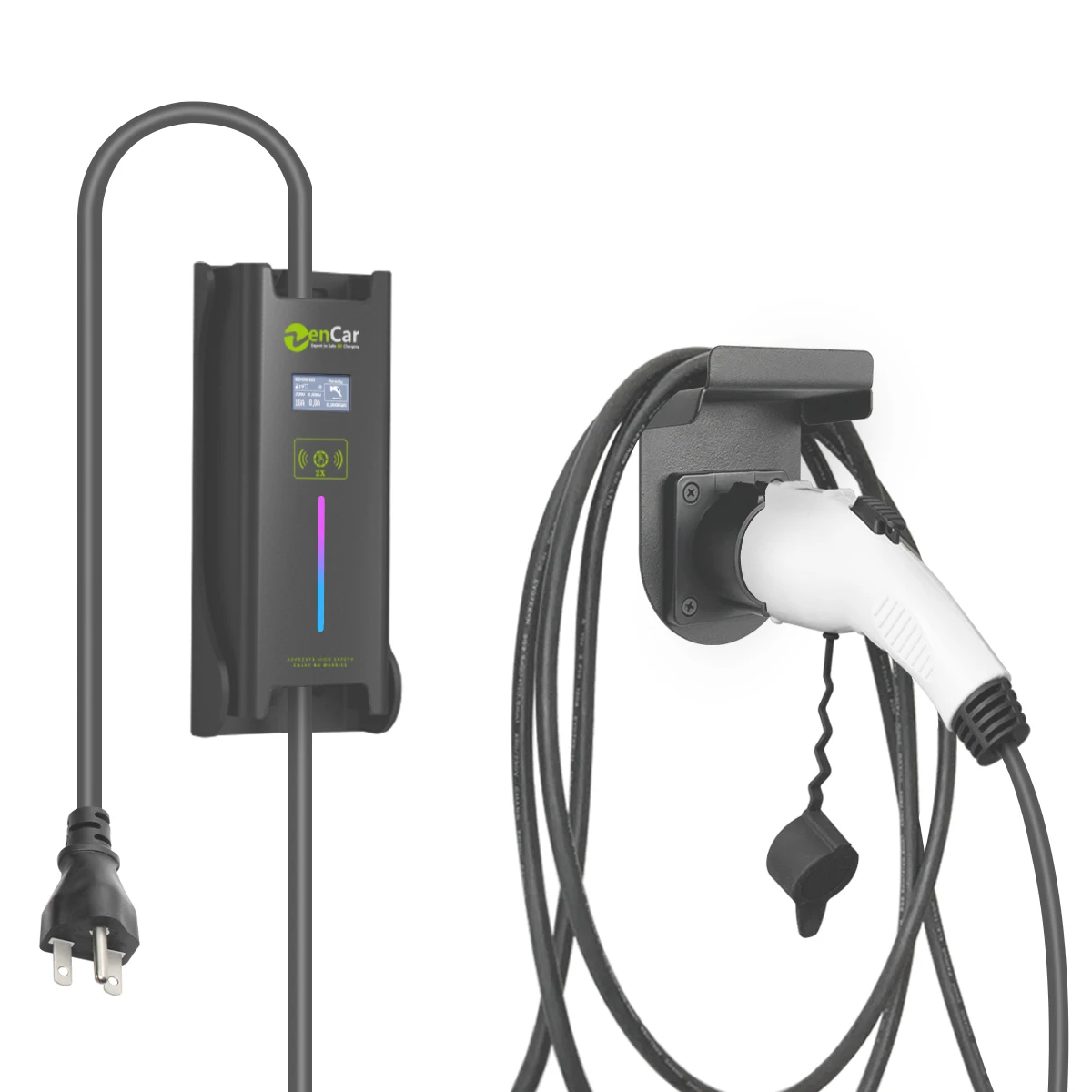 16A 1.8KW EVSE домашний Уровень 1 портативный EV зарядное устройство J1772 с 110V (Национальная ассоциация владельцев от 5 до 15 лет штепсельной