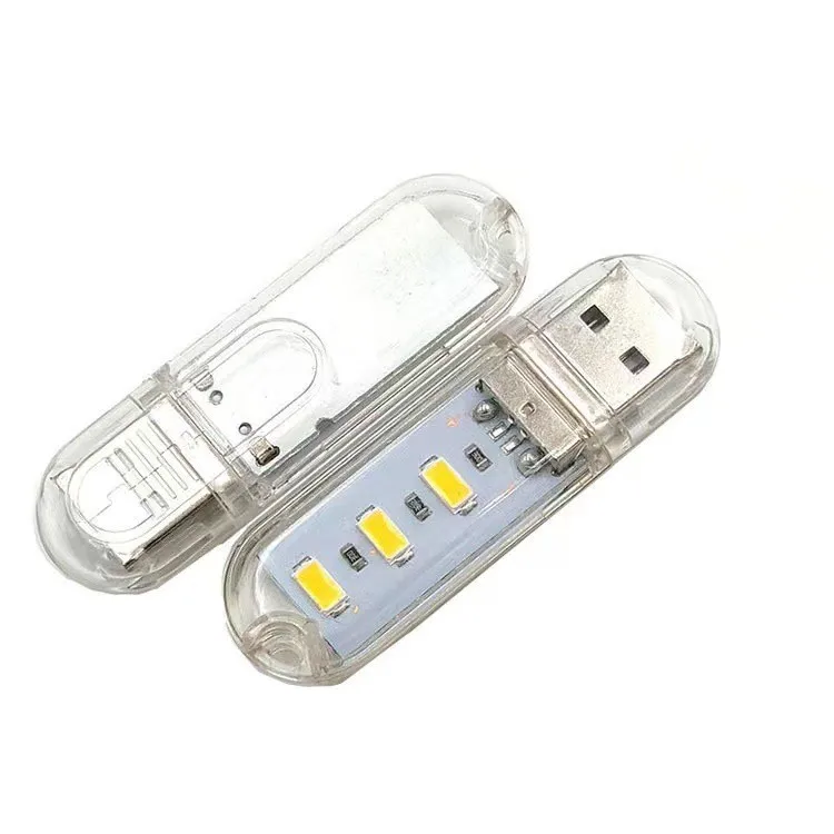 DC5V USB LED Mini Book Light 1.5W LED Desk Reading Lamp  White Portable Flexible USB LED Night Light