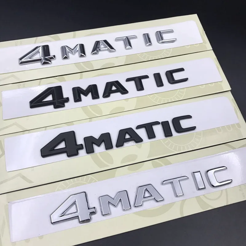 3D ABS Car Styling Emblem Badge Sticker Chrome Letters For Mercedes Benz GLE 350 4matic W220