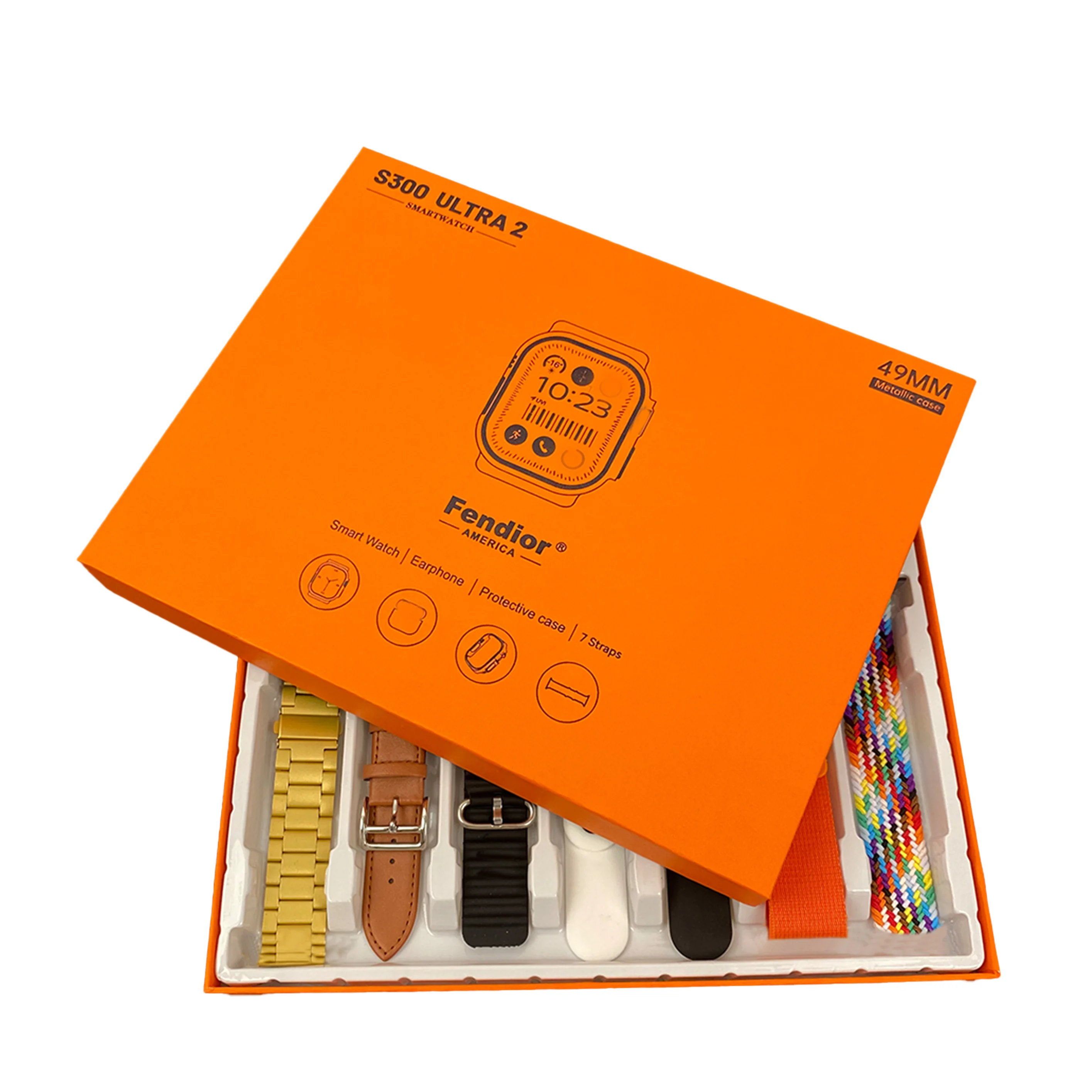 New S300 Ultra 2 Smart Watch 7 in 1 ultra2 Heart Rate 49MM 2.02inch Full Touch Screen Sport Fitness reloj S100 Smartwatch 2023