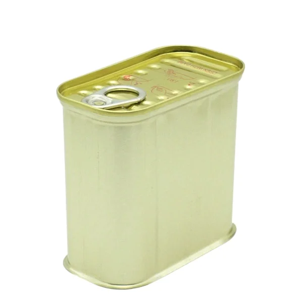 306# can  200g 3 piece Empty Tin can  food rectangle tin box for luncheon meat