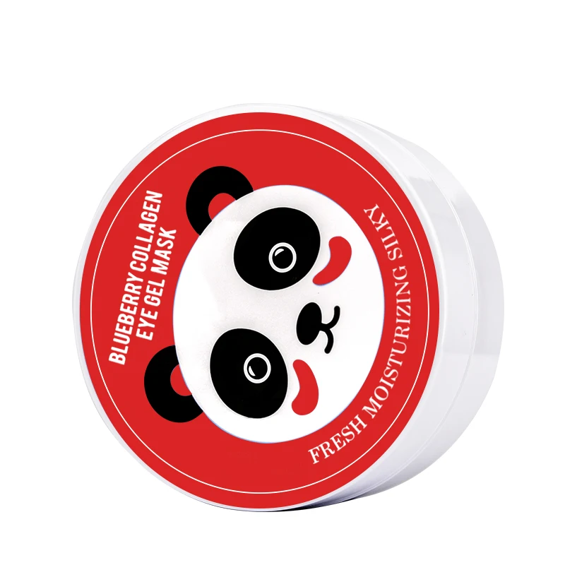 Sersanlove panda rose eye mask collagen crystal circle gel anti wrinkle cosmetic eye mask