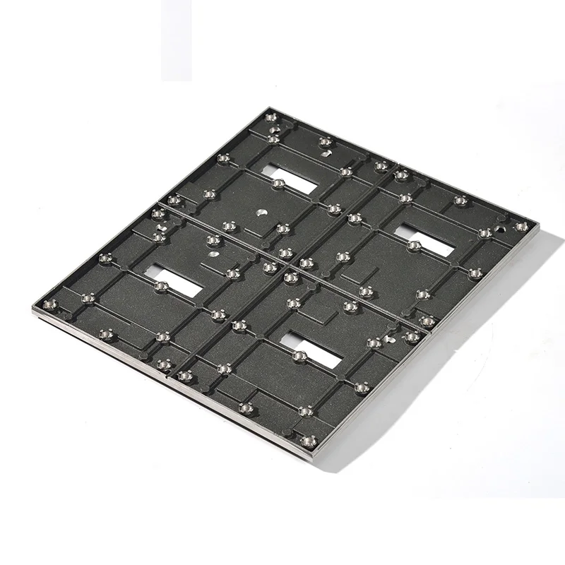FM oem Die Casting Parts Fabrication service aluminum Indoor HD LED display wall frame shell case housing 600*337.5 cabinet