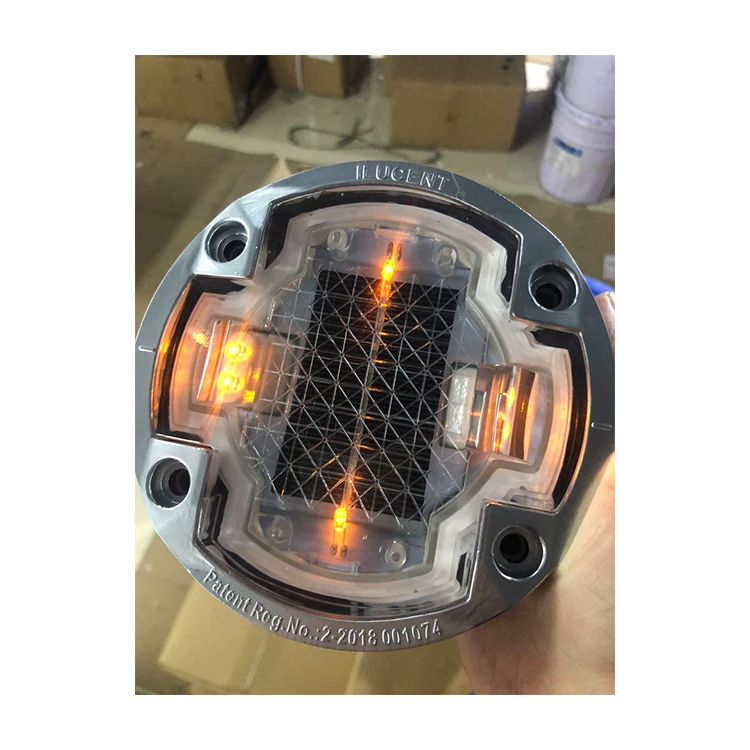 Aluminum reflective led cat eye solar road stud Driveway Marker