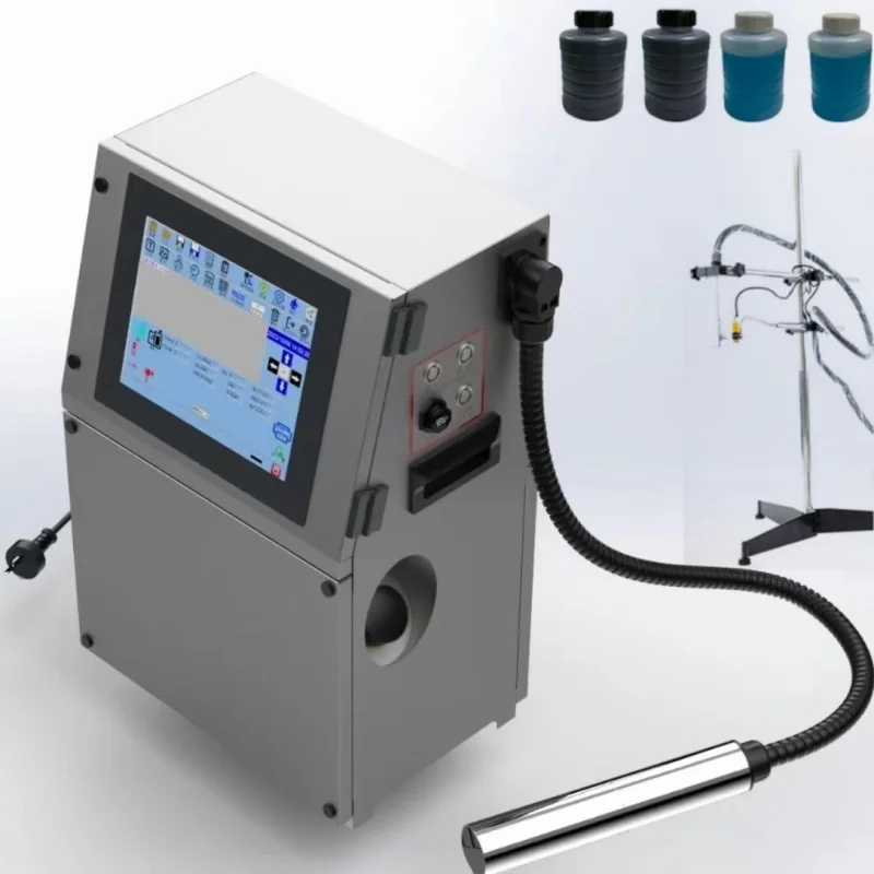 Yaomatec High Speed Small Character Automatic Coding Printer CIJ Industrial Continuous Inkjet Printer for Bottle Wire Cable Pipe