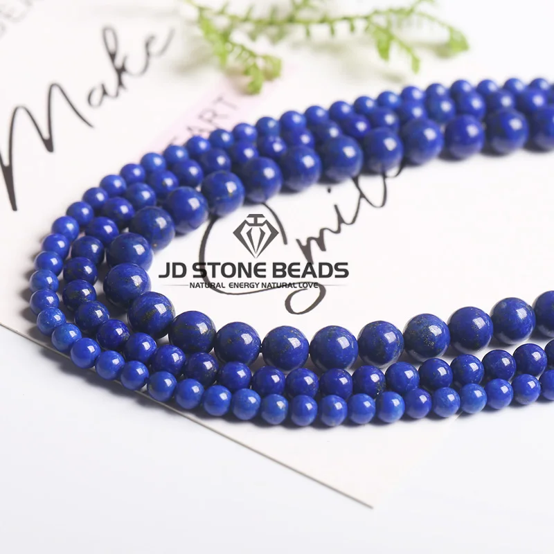 2/3/4/6/8/10/12mm 1/3/5/7A Quality Afghanistan Faceted Frost Matte Natural Lapis Lazuli Round Loose Lazurite Bead for Jewelry