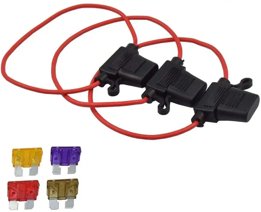 Waterproof In Line ATO/ATC fuse holder standard blade auto 12V Car Add-a-circuit Fuse Tap ATM ATC In stock