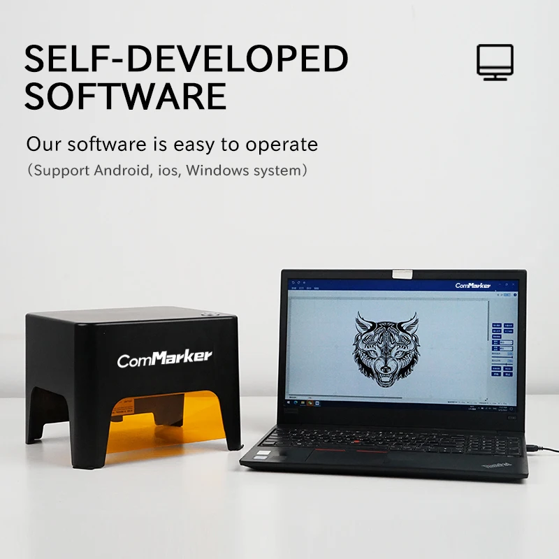 Commarker CNC Laser Engraving Machines Price Small Metal Engraver Laser Marking Machine Laser Engraving Machine for Golf Clubs 6