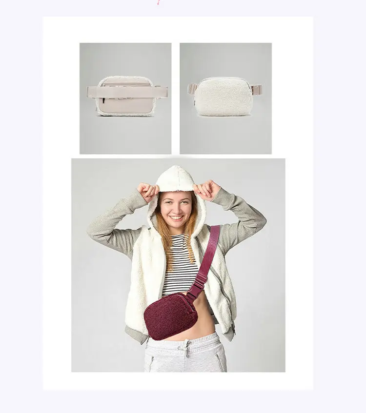 Fashion Custom Guangzhou Sport Belt Waist Chest Mobile Phone Sling Crossbody Travel Shoulder Messenger Bag for  Women