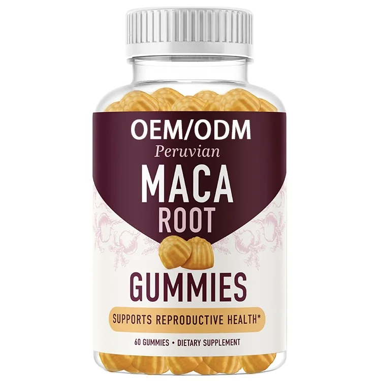 Maca Energy Gummies for Adults Boosts Sexual Vitality and Love Both Men Women Kidney Health Promoting Gummie