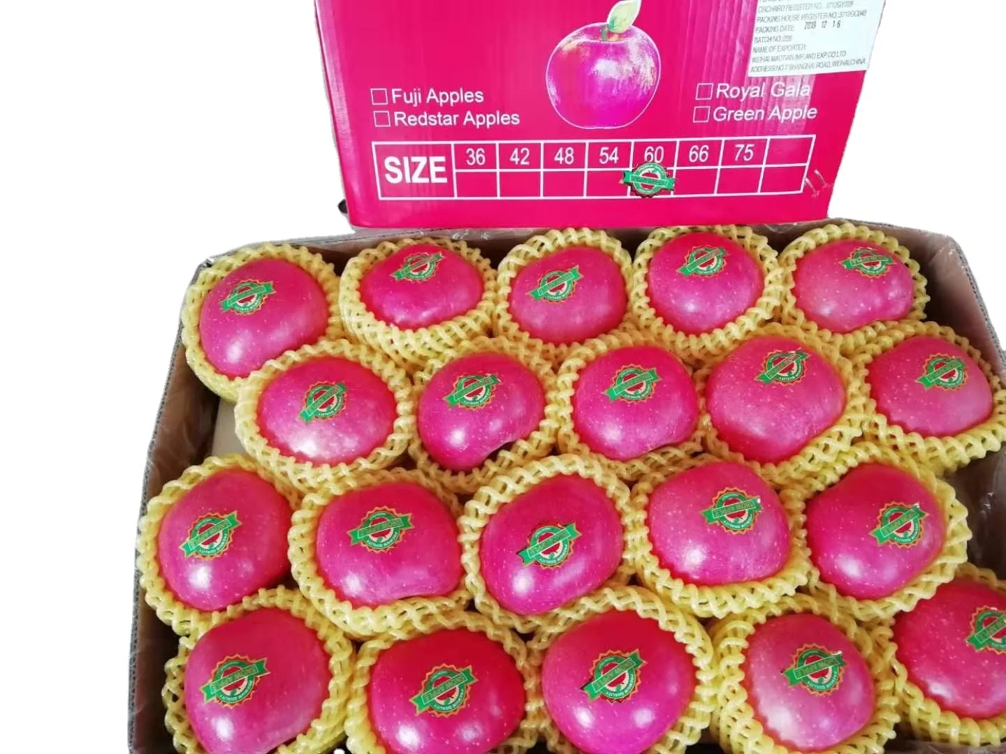 superior brand fruit fresh blush red fuji apple