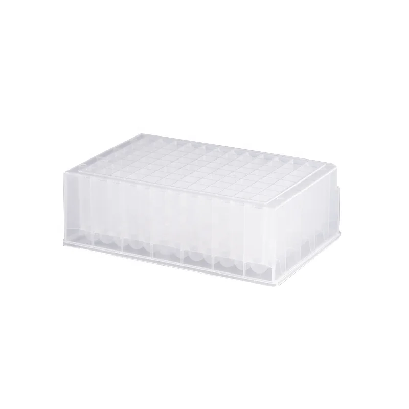 Hot sale 2.2ml Kingfisher 96 square-well deep reaction plate with V shape bottom